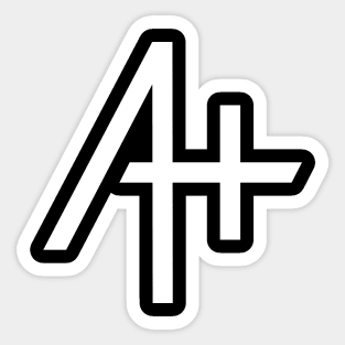 Atheist. Positive. Logo Tee Sticker